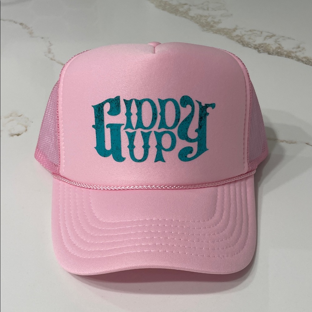 NWT Zae’s Boutique Giddy Up Trucker Hat
